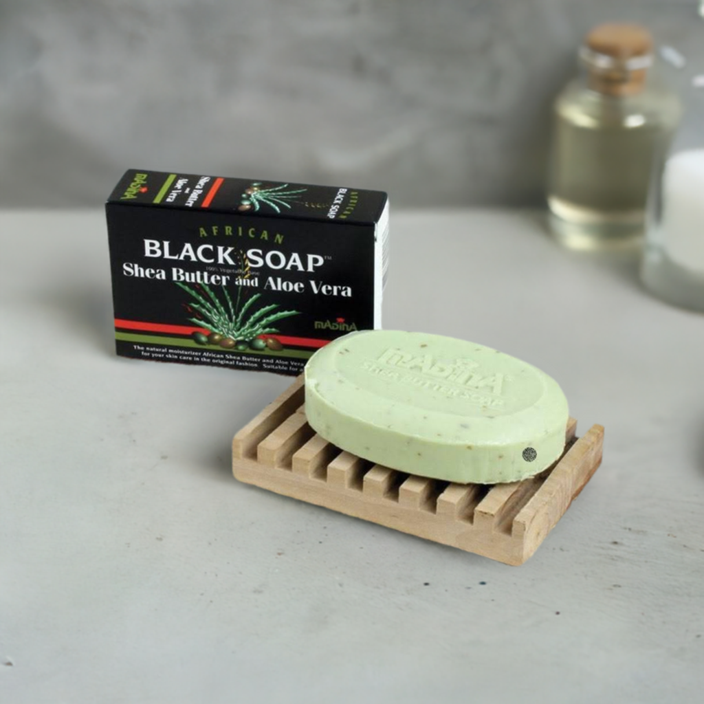 African Black Soap w/ Aloe Vera & Shea Butter